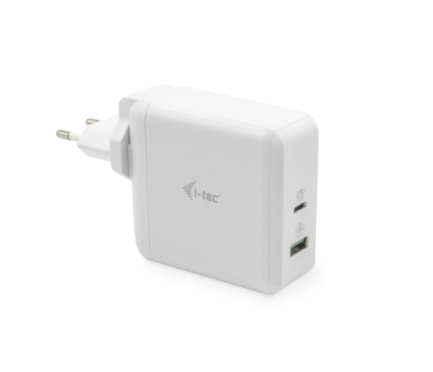 I-TEC USB-C Travel Charger 60W + USB-A Port 18W CHARGER-C60WT - 604205 - zdjęcie 2